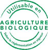 Utilisable en agriculture biologique