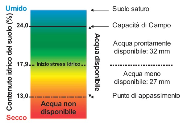dati sul Test dell'Azoto in copertura