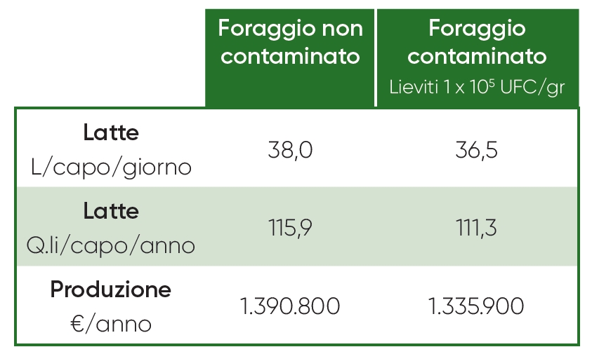 beneficio economico del trattamento con additivi Pioneer 