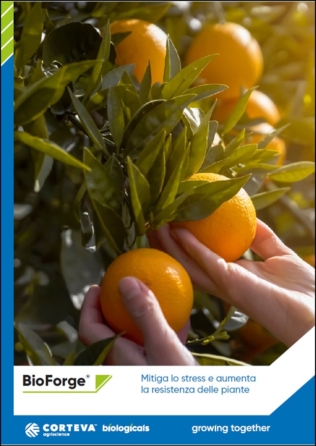 Anteprima della brochure di BioForge per le  colture frutticole