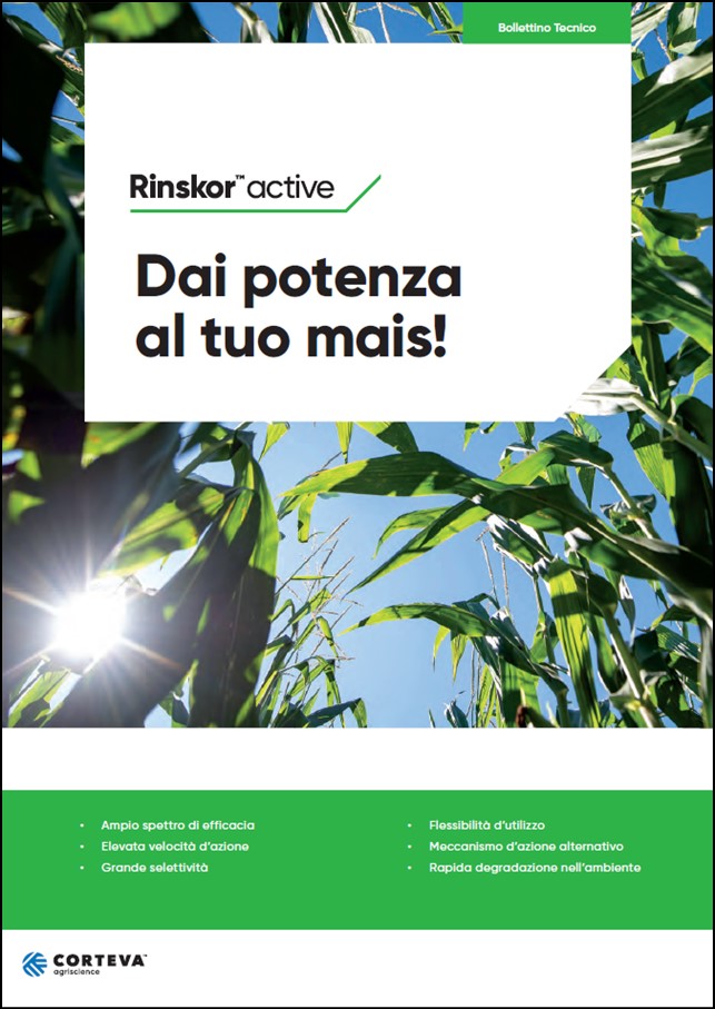 Anteprima del Bollettino Tecnico Rinskor active mais