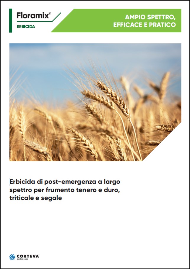 Anteprima della brochure dell'erbicida Floramix per i cereali
