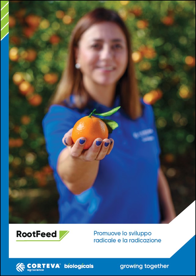 Anteprima della brochure di Root Feed per le colture frutticole