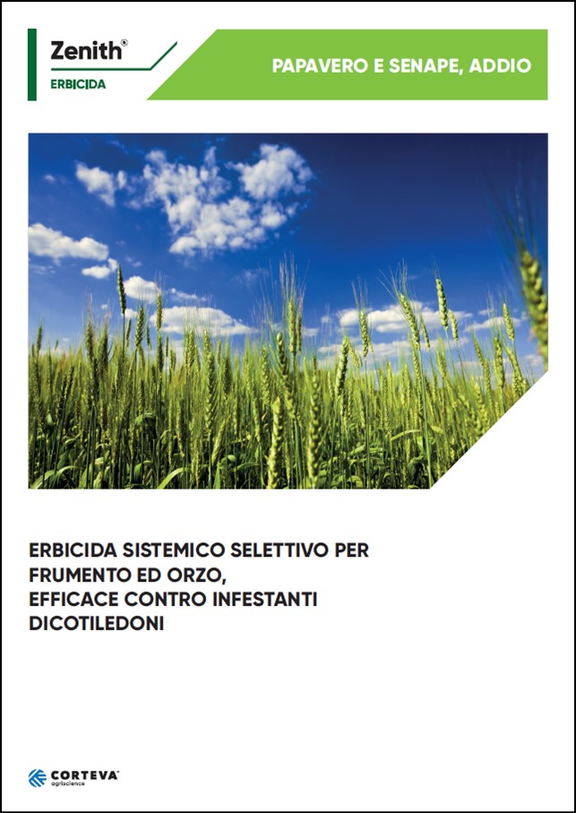 Anteprima della brochure dell'erbicida Zenith per i cereali