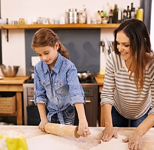 making dough